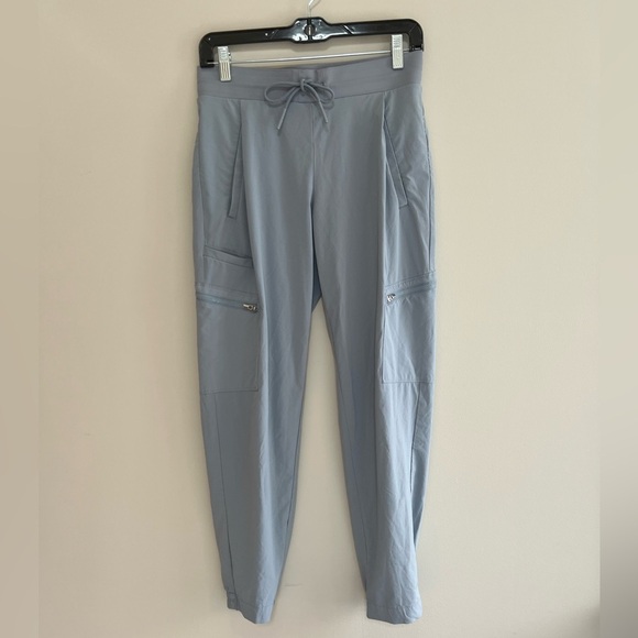 Athleta Venture Jogger ‘Go Far Travel’ Pants in Light Blue Star, size 2 - Picture 3 of 10